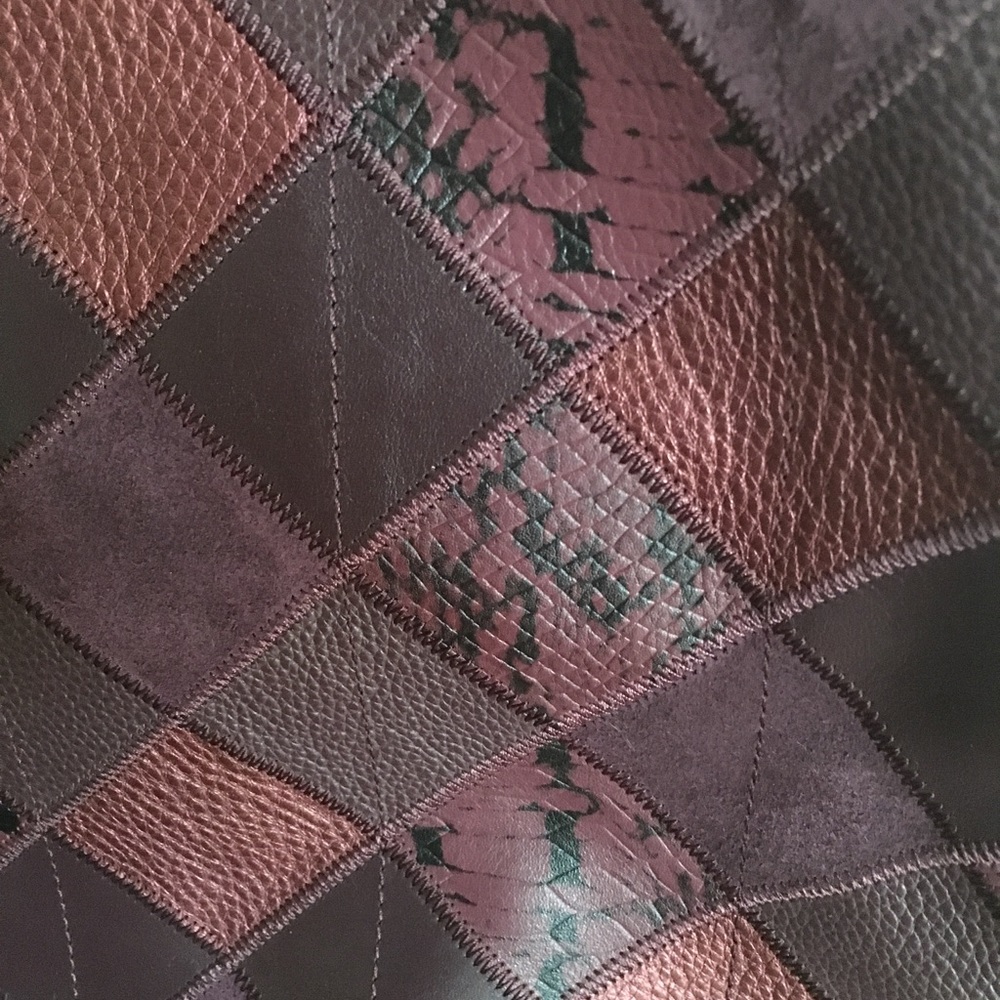 Coach Handbag Leather Cherry Burgundy NWT - Picture 4 of 7